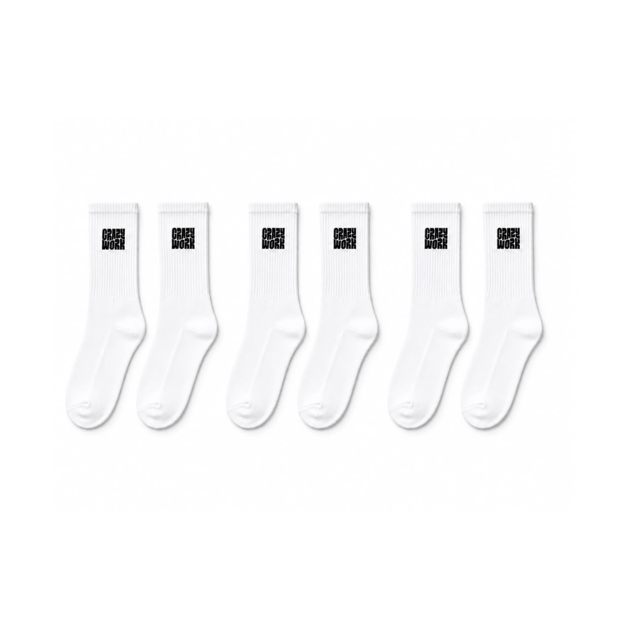 Crazywork Foundation Crew Sock (3 Pairs)